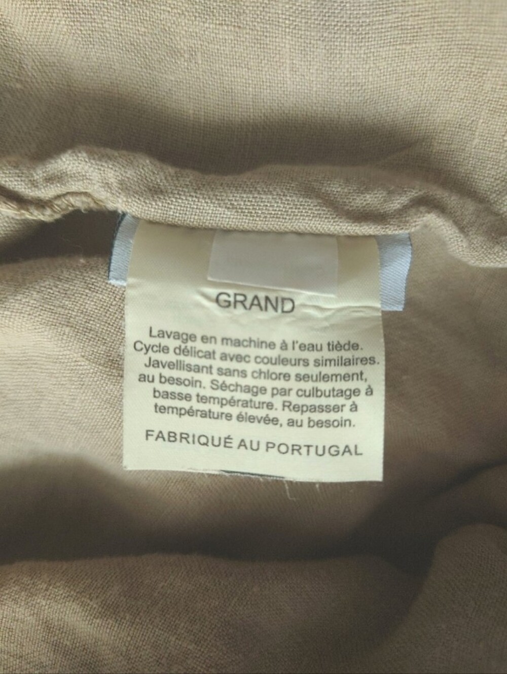 PARACHUTE European Flax Linen Fitted Sheet Queen Fog - Picture 4 of 5